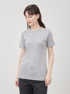 Mila Owen/クルーネックコンパクトフライスTシャツ【マシーンウォッシャブル】/カットソー/Tシャツ